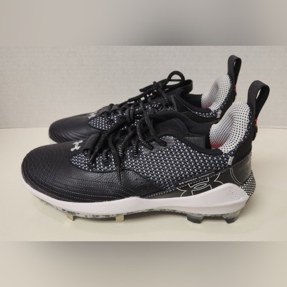 Under Armour Metal Cleats Men's 10 Black Harper 7 Low ST Hovr Hybrid Baseball - Picture 1 of 6